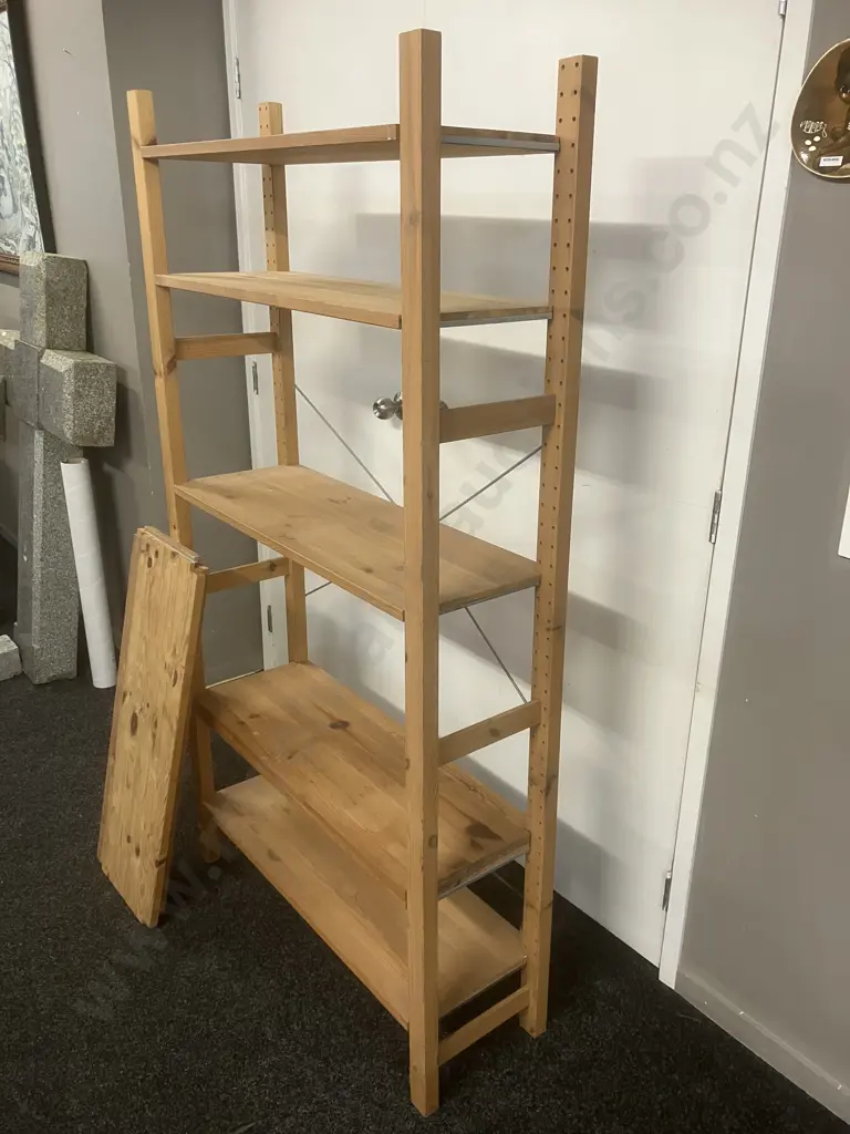 Vintage Lundia Shelf Unit, 7 Shelves. 168 x 89.5cm Image 1++