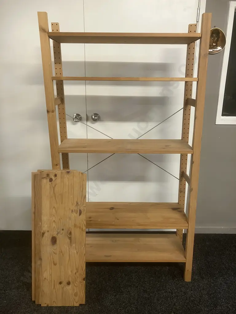 Vintage Lundia Shelf Unit, 7 Shelves. 168 x 89.5cm Image 1++