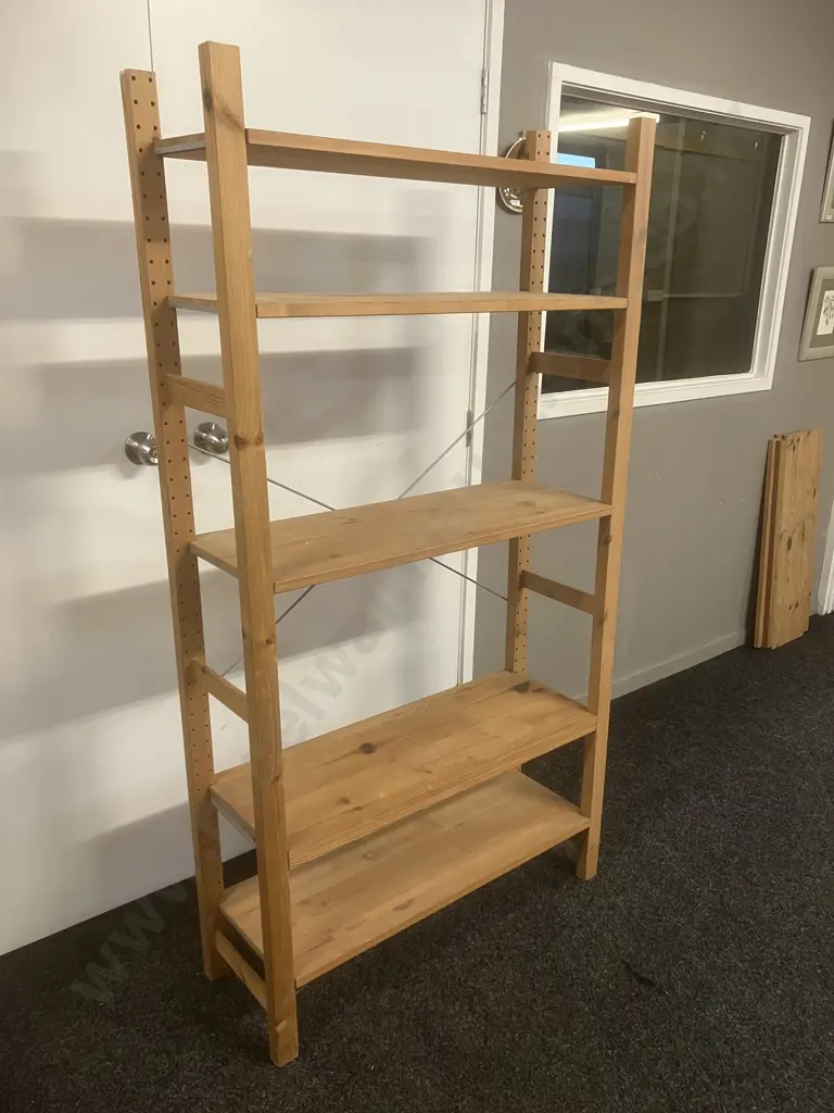 Vintage Lundia Shelf Unit, 7 Shelves. 168 x 89.5cm Image 1++