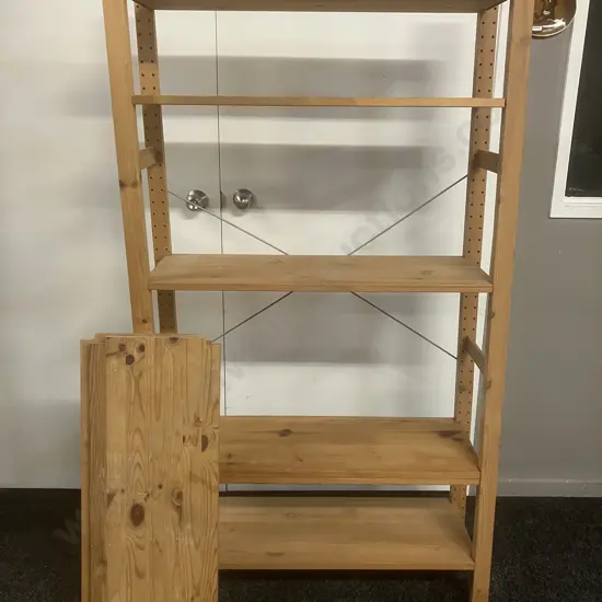 Vintage Lundia Shelf Unit, 7 Shelves. 168 x 89.5cm