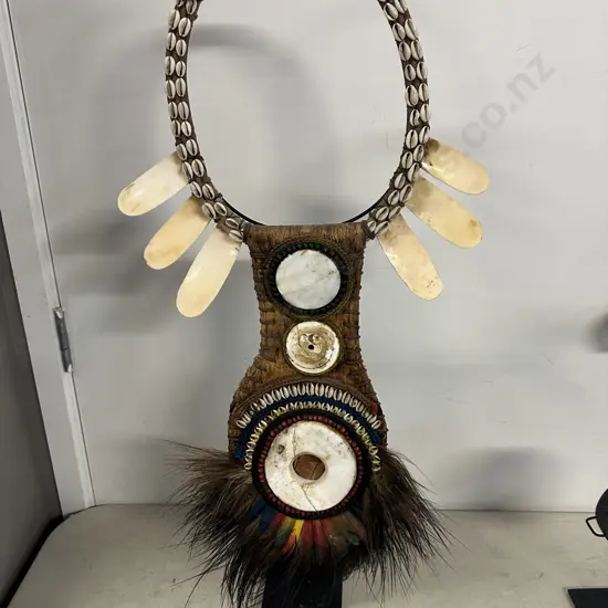 Ethnic Piece On Stand H73cm.
