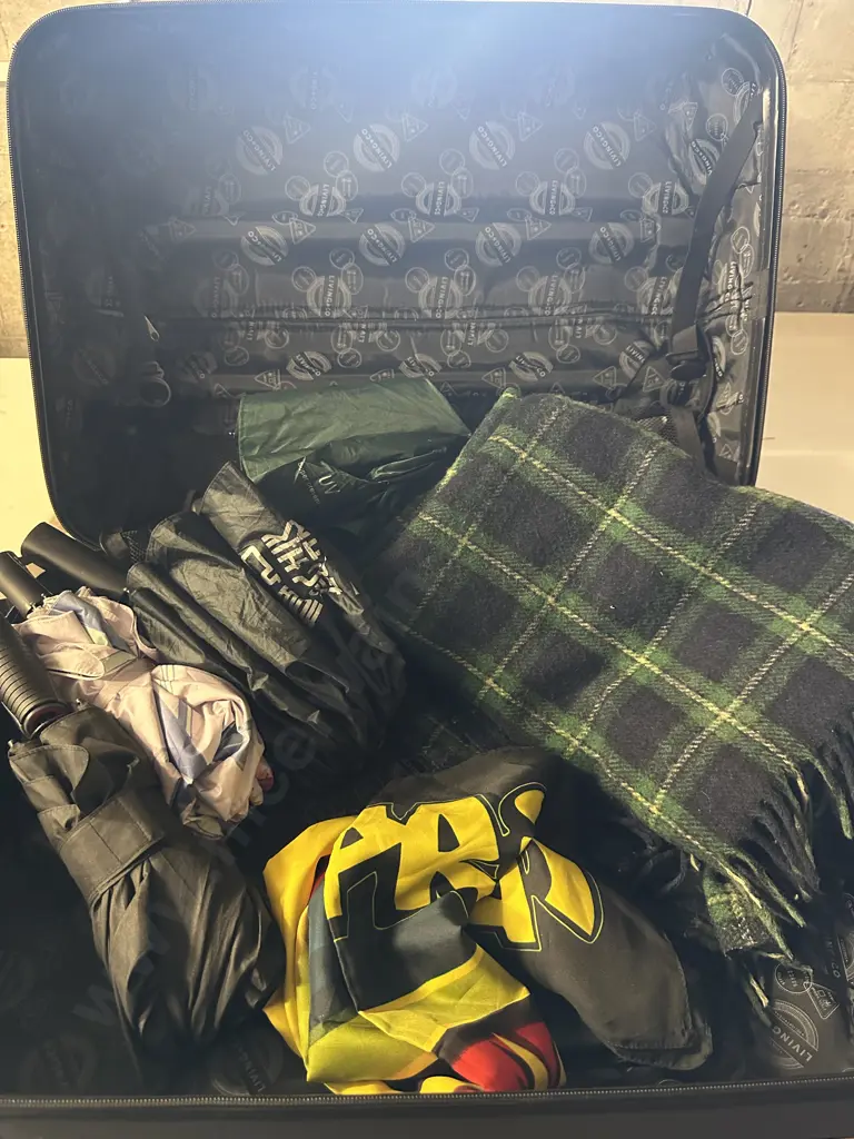 Living & Co Travel Case With Umbrellas, Travel Rug Etc Image 1++