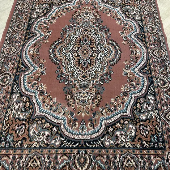 Vintage Floor Rug Pink/Grey/Pale Blue 215x160cm.