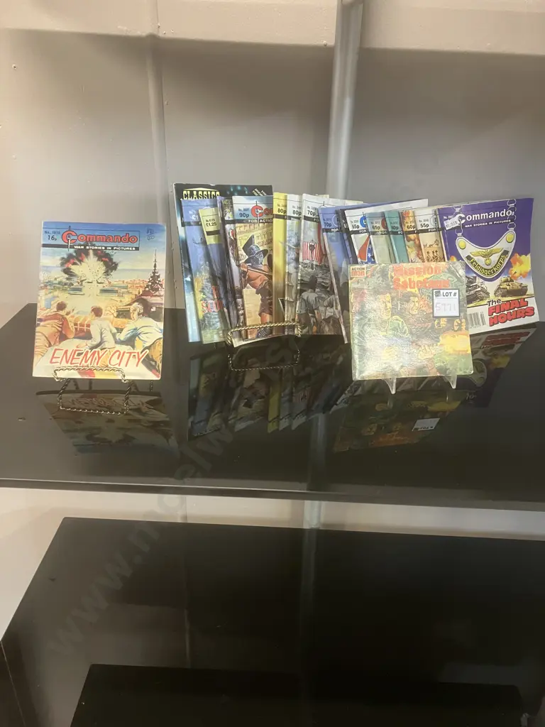 Vintage 1976 Action Man Mission Sabotage Mini Story Book, Commando Comics x 17, A Christmas Carol Classics Illustrated Image 1++