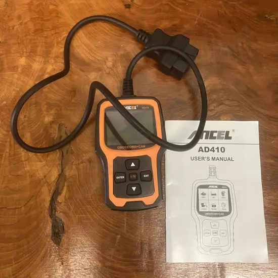 ANCEL AD410 OBD2 Scanner Professional Diagnostic Scanner With Manual