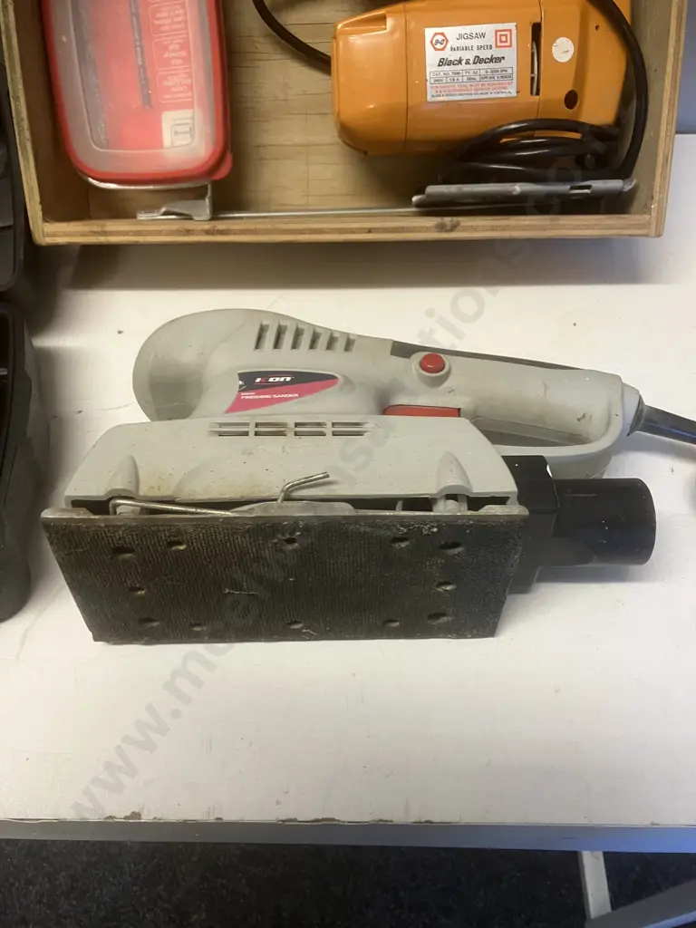 Black and Decker Jigsaw No 7580, Icon 200W Finishing Sander, Ozito Multi Function Tool, XU1 Electric Drill & Drill Press Image 1++