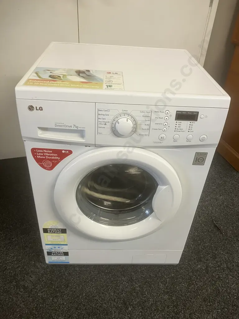 LG 7Kg Front Loader Washing Machine WD11020D. #004KWMK01283 Image 1++