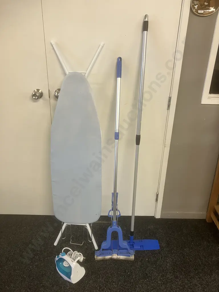 Anko Iron, Ironing Board, Mop & Floor Sweeper Image 1++