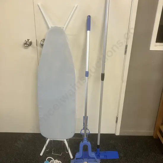 Anko Iron, Ironing Board, Mop & Floor Sweeper