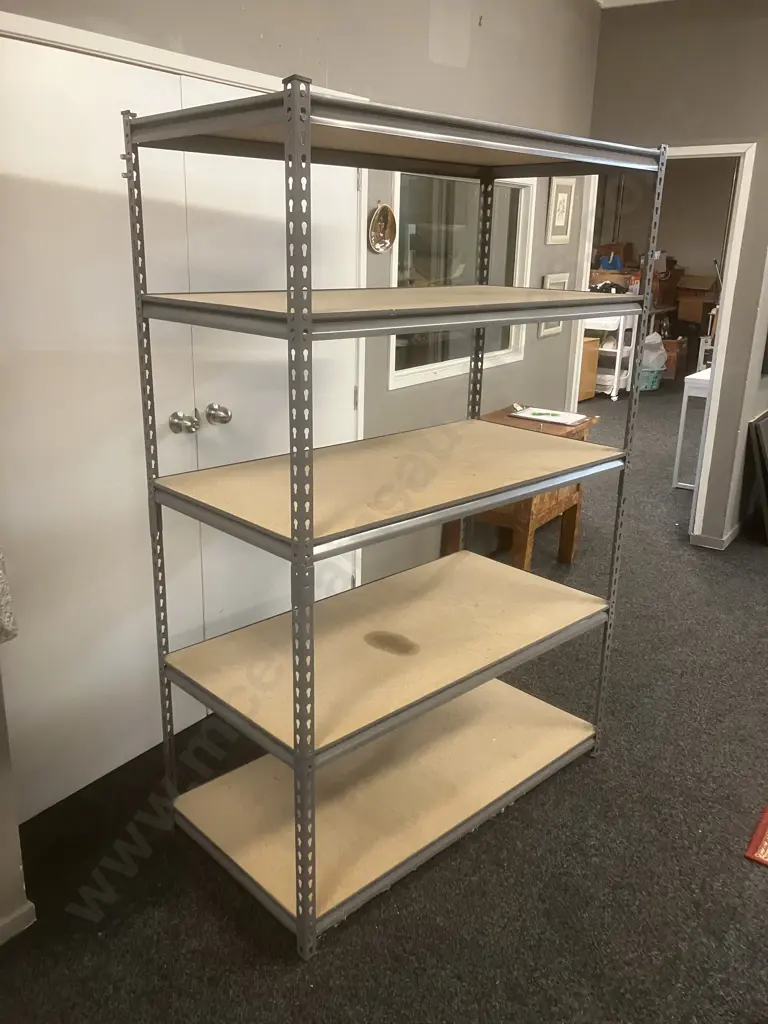 Storage Shelves. H184 W122 D61cm, 5 Shelves Image 1++