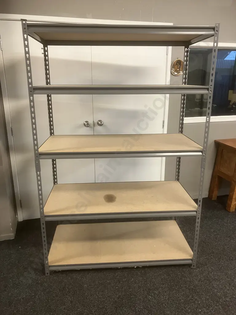 Storage Shelves. H184 W122 D61cm, 5 Shelves Image 1++