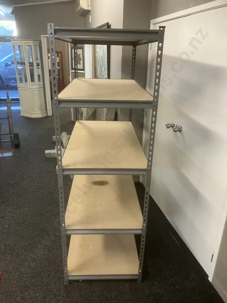 Storage Shelves. H184 W122 D61cm, 5 Shelves Image 1++
