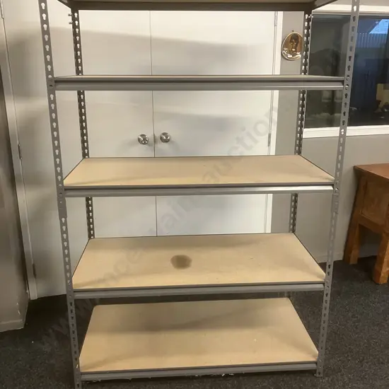 Storage Shelves. H184 W122 D61cm, 5 Shelves