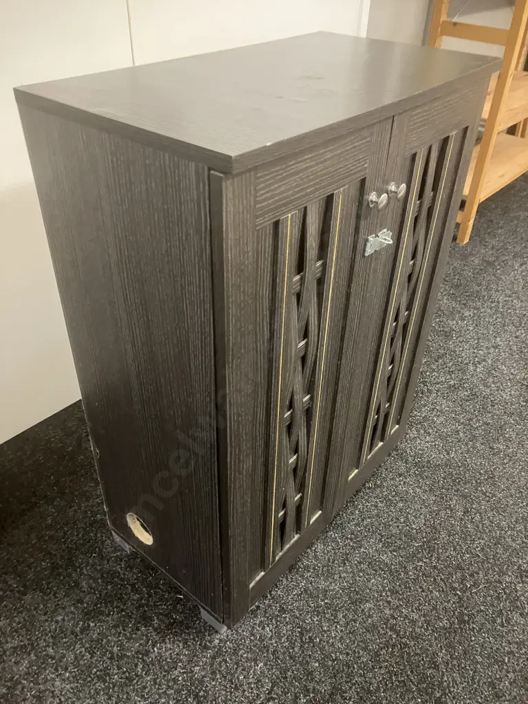 Two Door Cupboard / Shoe Storage. H84 W60 D33cm Image 1++