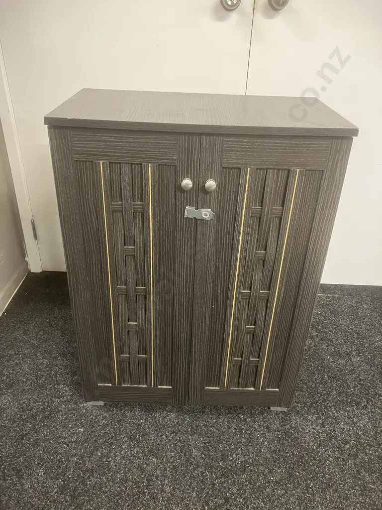 Two Door Cupboard / Shoe Storage. H84 W60 D33cm Image 1++