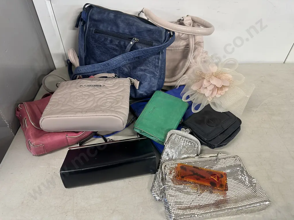 Selection of Handbags, Clutch, Mesh Purses Etc Image 1++