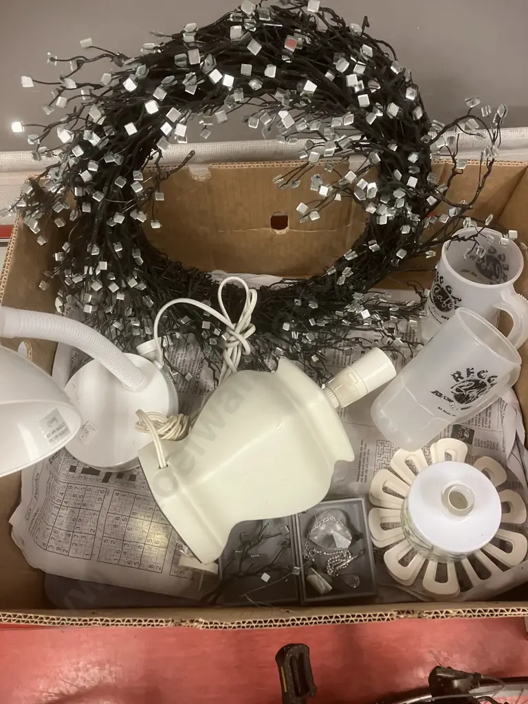 Box Lot Including Lamps Image 1++