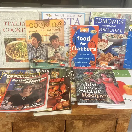Cookbooks - Edmonds, Pasta, Food In a Minute Etc