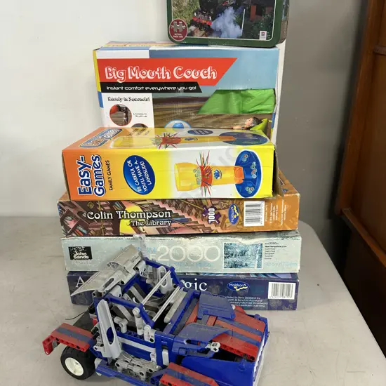 Jigsaw Puzzles, Big Mouth Couch, Game Etc
