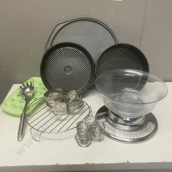Salter Kitchen Scales, Bakeware Etc