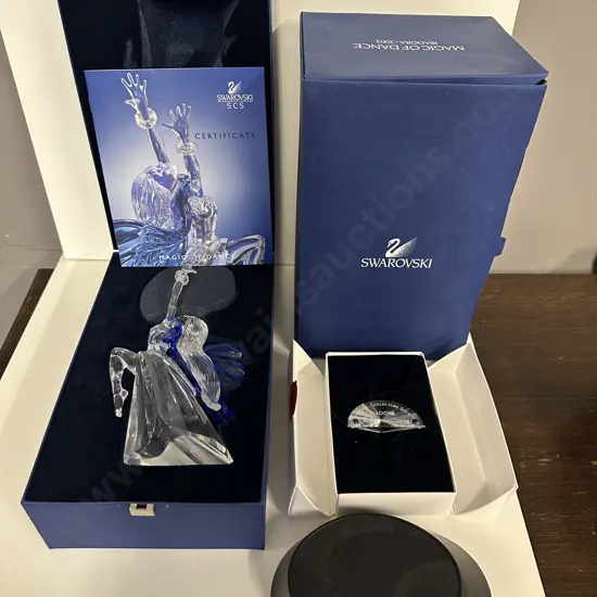 Swarovski 2002 Isadora 'Magic of Dance' #279648 With Plaque & Stand (Boxed With COA)