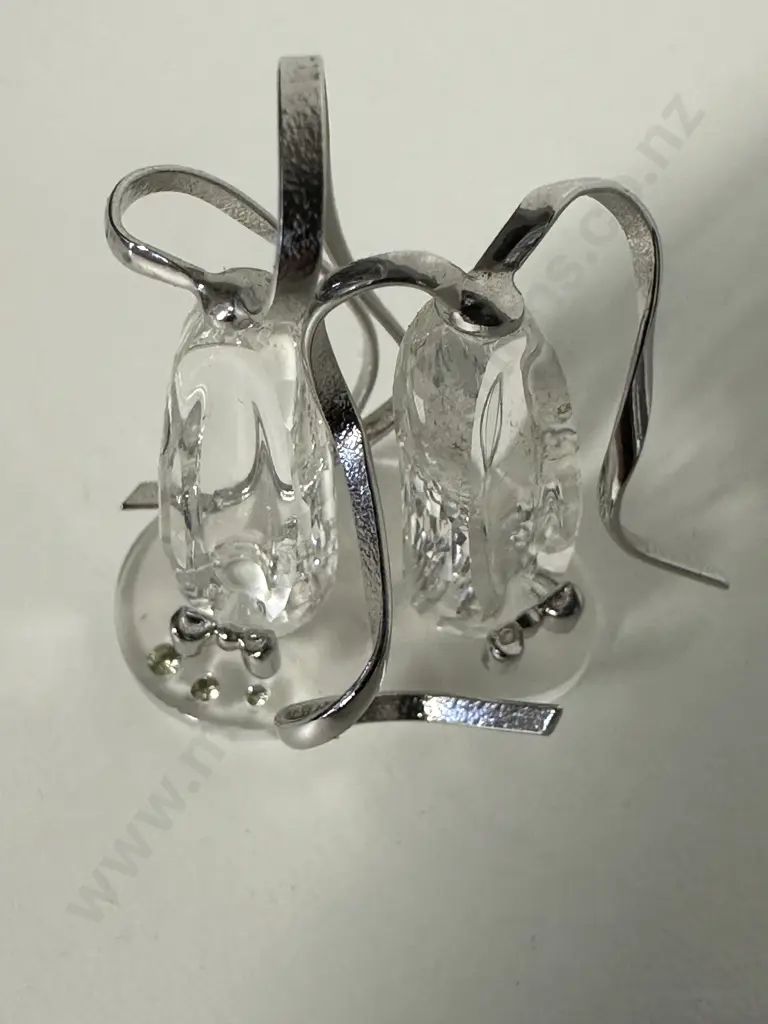Swarovski Crystal SCS 2004 Anna Ballet Shoes #663596, (Boxed With COA) Image 1++