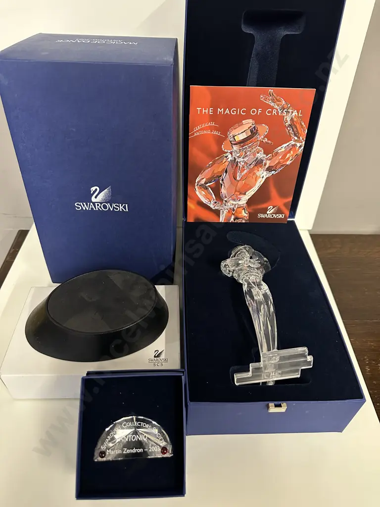 Swarovski 2003 Antonio 'Magic of Dance' #606441 With Plaque & Stand (Boxed With COA) Image 1++