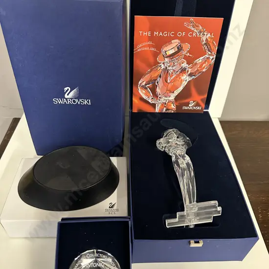 Swarovski 2003 Antonio 'Magic of Dance' #606441 With Plaque & Stand (Boxed With COA)