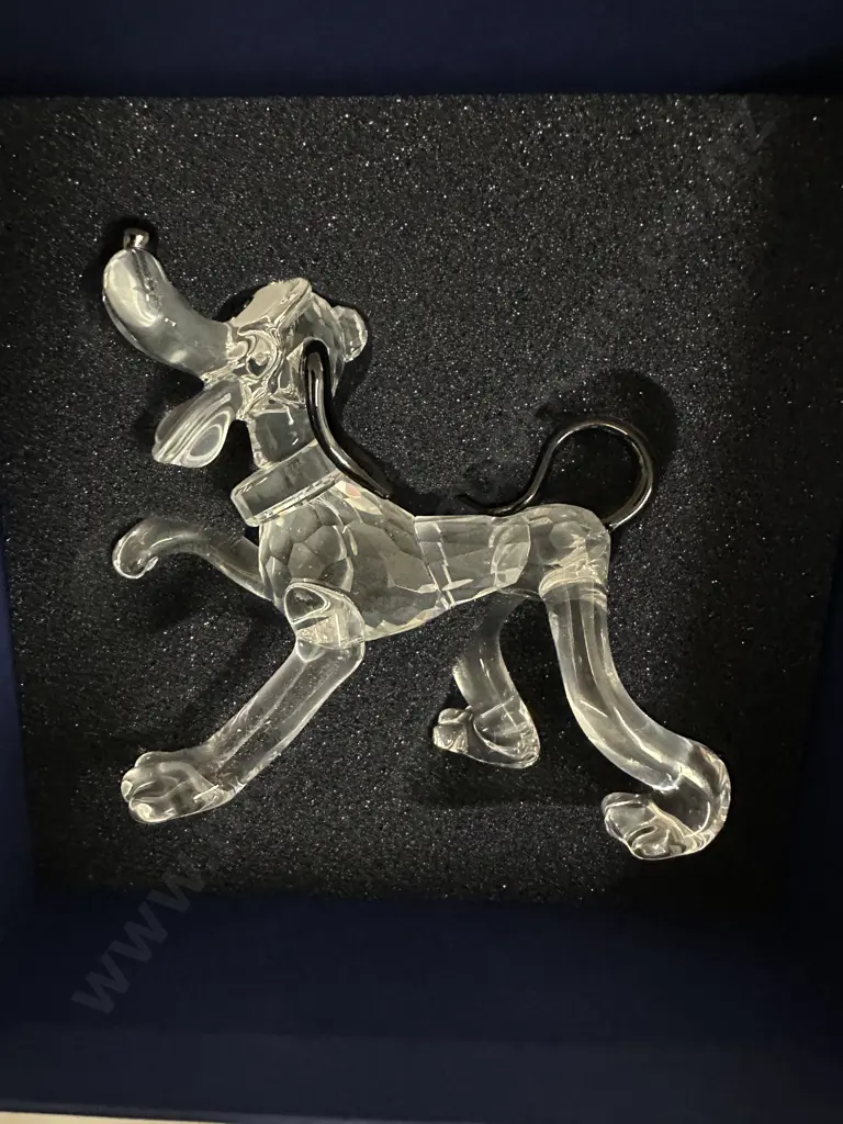 Swarovski Crystal Pluto Figurine #692344 Disney Showcase Collection, (Boxed With COA) Image 1++