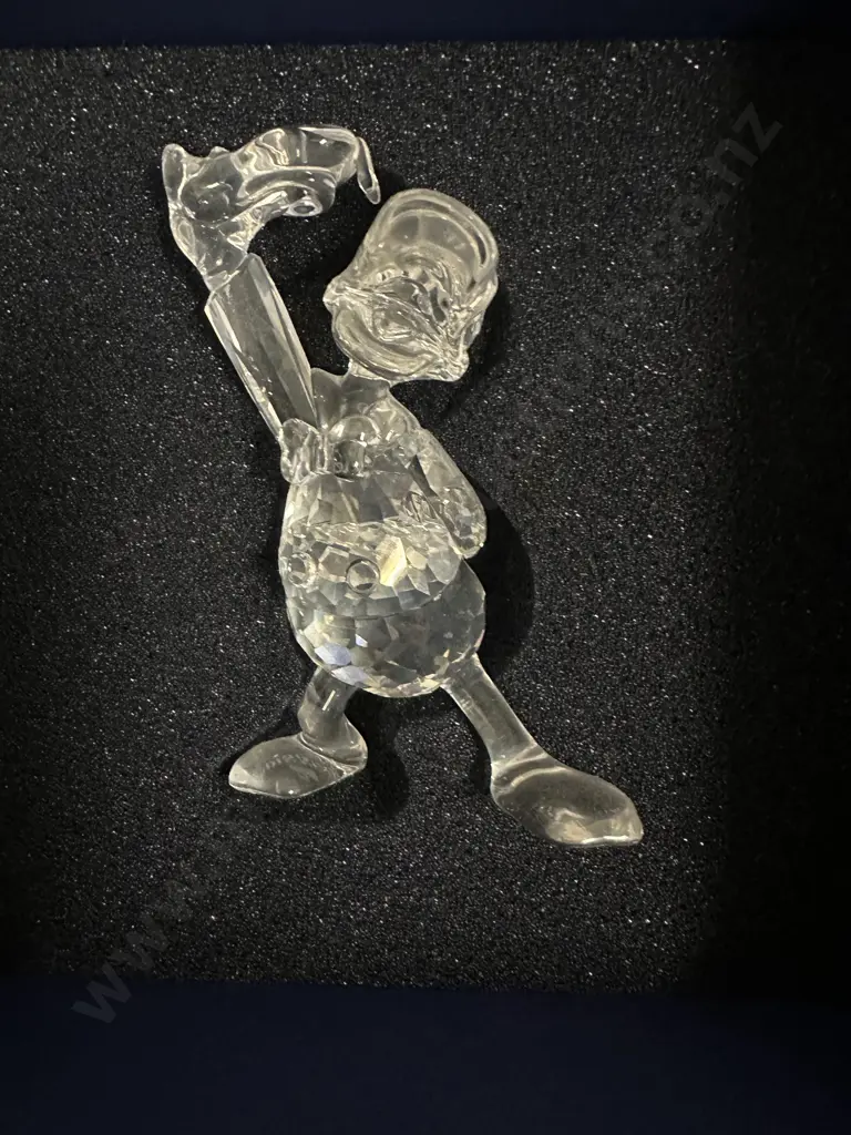 Swarovski Crystal Donald Duck Figurine #687339 Disney Showcase Collection, (Boxed With COA) Image 1++