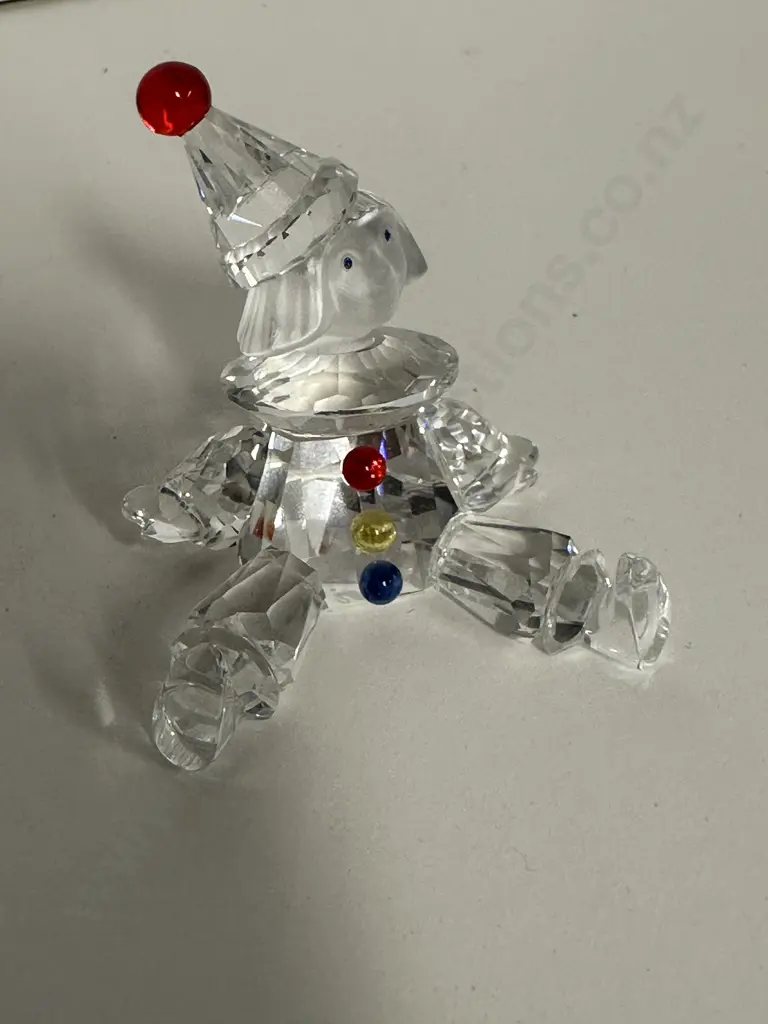 Swarovski Crystal Puppet Figurine #217207 "Cheerful Times" Collection (1997-2008), (Boxed With COA) Image 1++