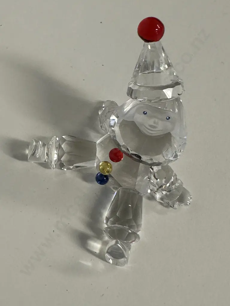 Swarovski Crystal Puppet Figurine #217207 "Cheerful Times" Collection (1997-2008), (Boxed With COA) Image 1++