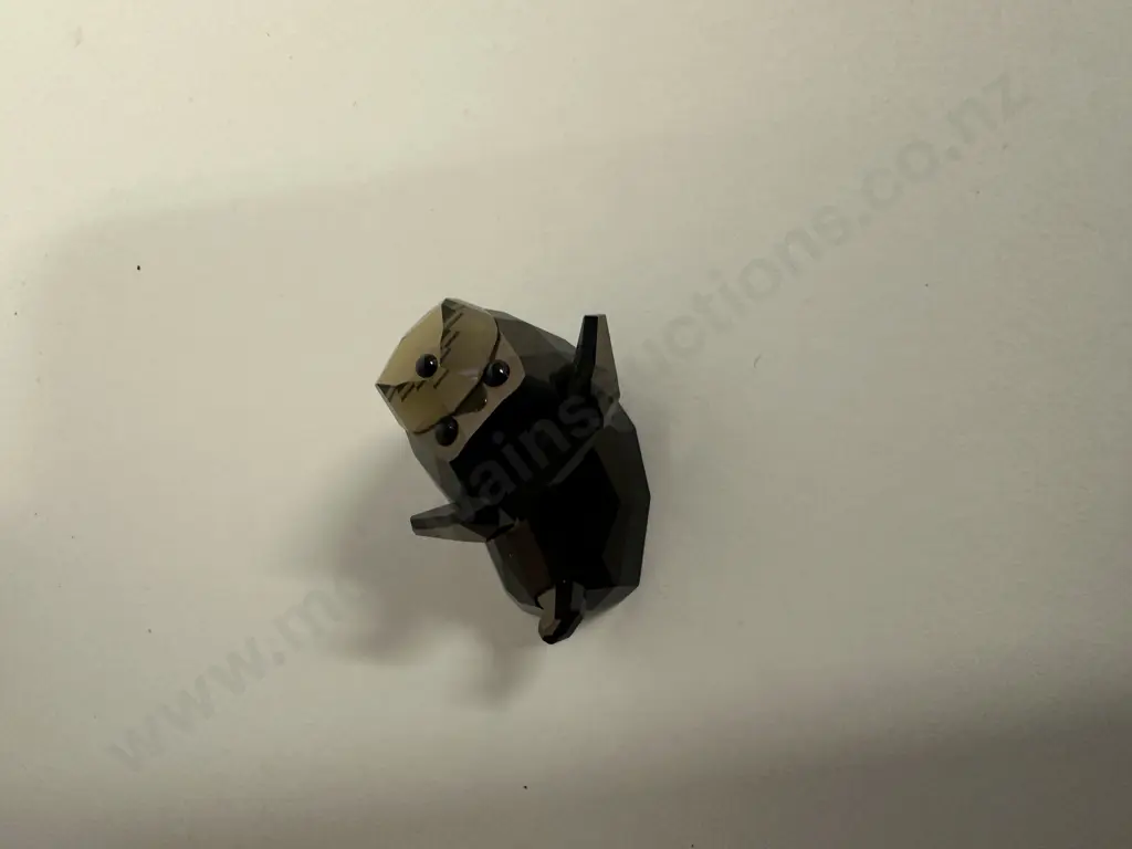 Swarovski Crystal Lovlots Gang Of Dogs - Tomasino (Jet Nut Crystal) #935718 (2008-2011), (Boxed With COA) Image 1++