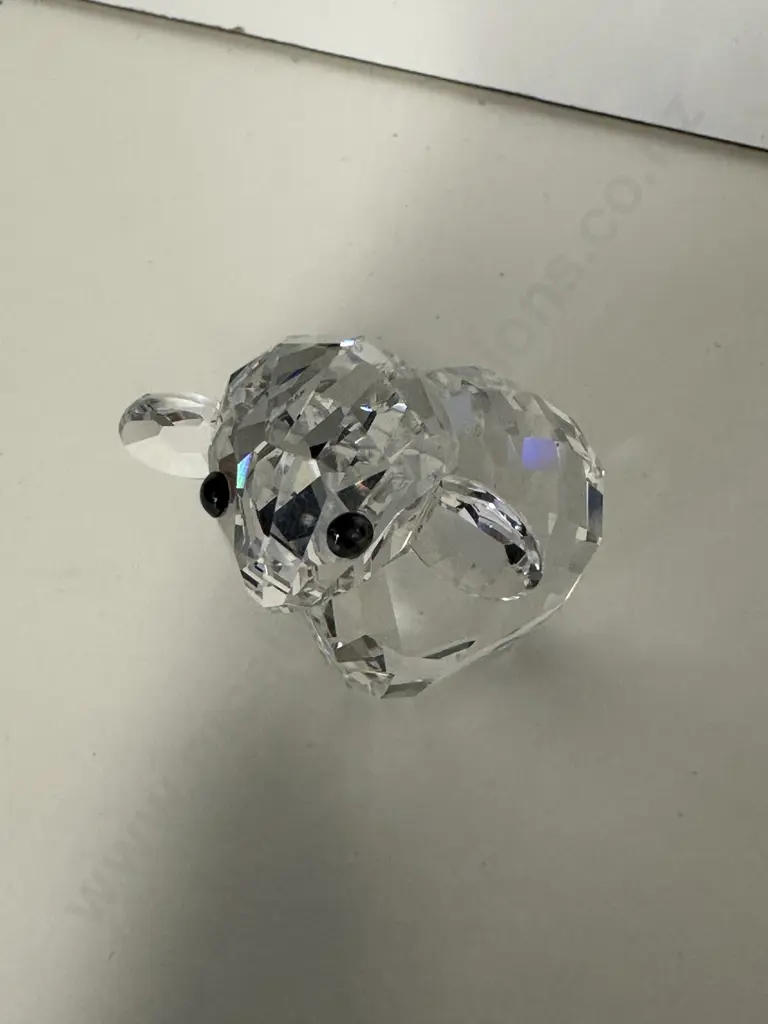 Swarovski Crystal Lovlots Pioneers – Y2B Sheep (Clear) #835956 (2006-2011), (Boxed With COA) Image 1++