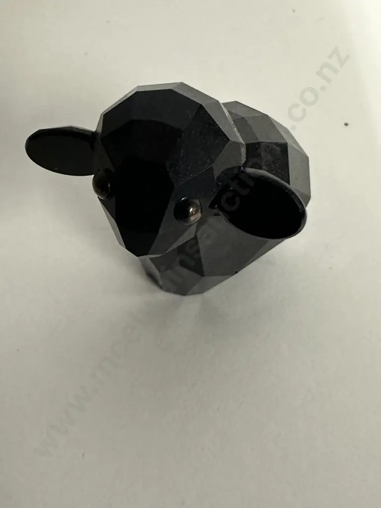 Swarovski Crystal Lovlots 2006 Pioneers – Shady The Sheep (Jet Crystal) #869761, (Boxed With COA) Image 1++