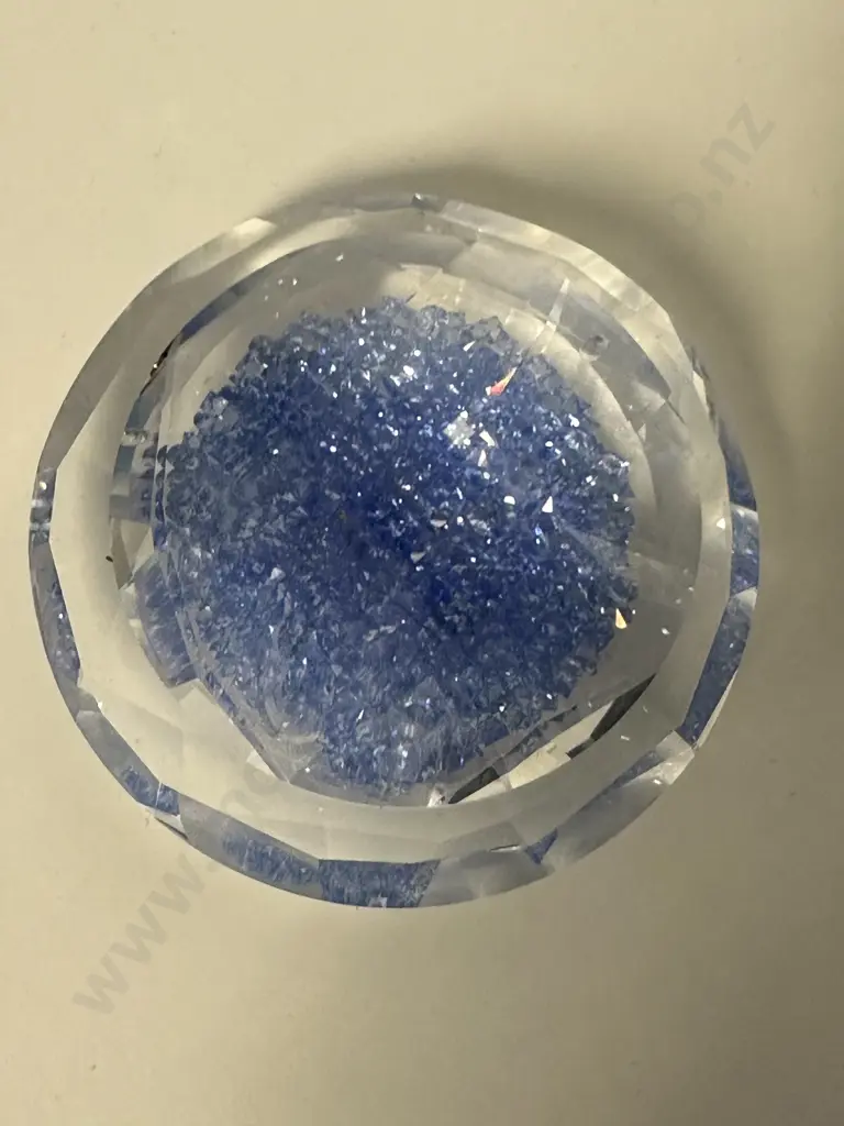 Swarovski SCS 2005 2 Piece Tropical Jewelry Box with Blue Crystals 698714, (Boxed With COA) Image 1++