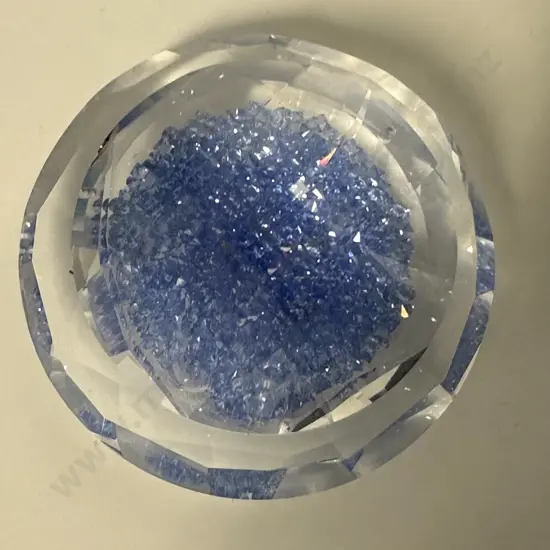Swarovski SCS 2005 2 Piece Tropical Jewelry Box with Blue Crystals 698714, (Boxed With COA)
