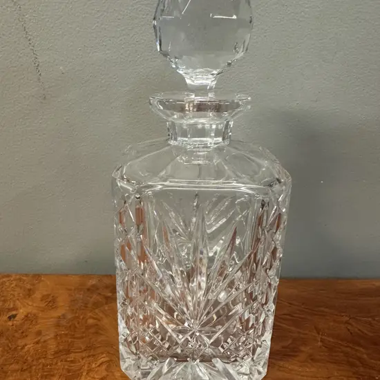Vintage Crystal Decanter H25cm.