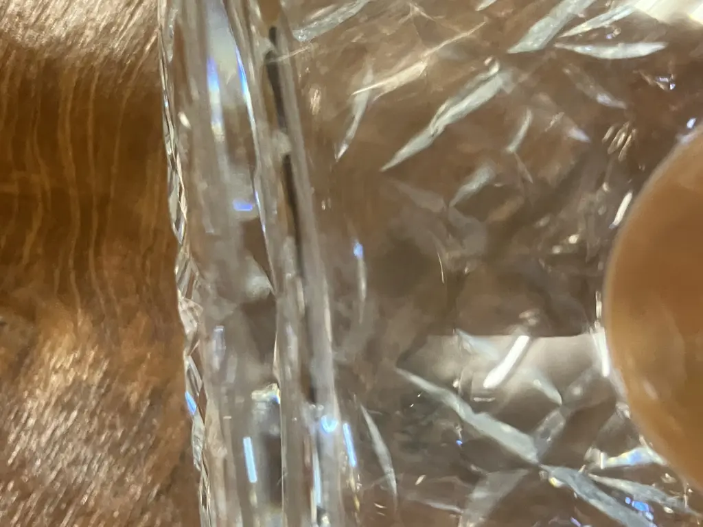 Webb Corbett Crystal Water Jug, Marked to Base. H12cm Image 1++