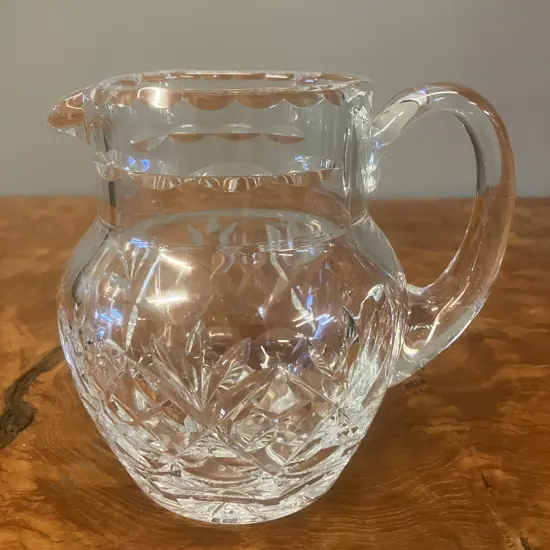 Webb Corbett Crystal Water Jug, Marked to Base. H12cm