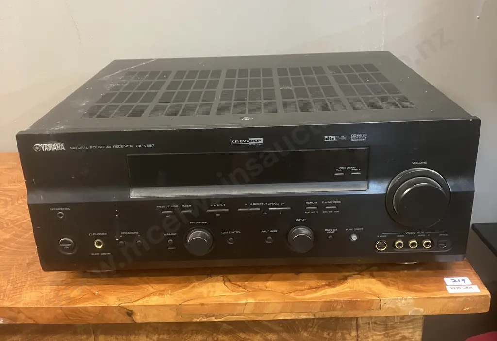 Yamaha RX-V657 AV Receiver, Yamaha SW-P201 Sub-Woofer, NS - 104 Speakers (No Remote) Image 1++