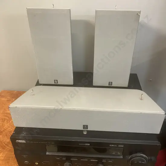 Yamaha RX-V657 AV Receiver, Yamaha SW-P201 Sub-Woofer, NS - 104 Speakers (No Remote)
