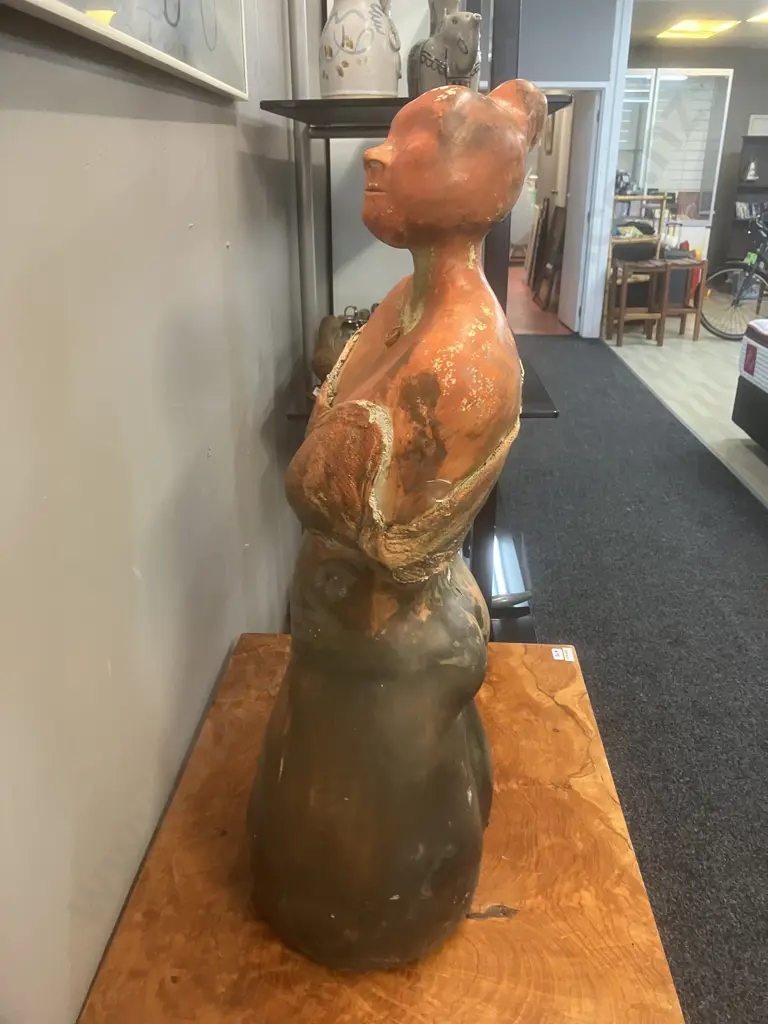 Ceramic Torso Garden Statue. H67cm Image 1++