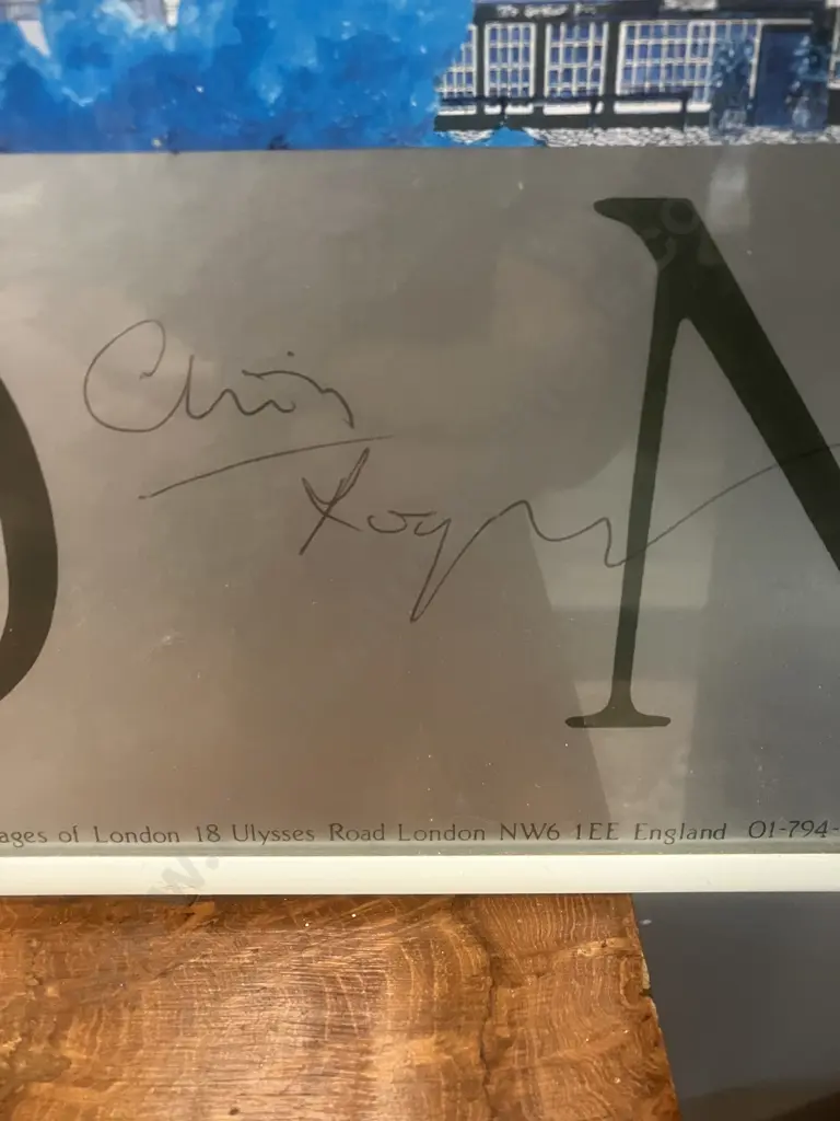 Christopher Rogers "LONDON" 1989 Signed & Framed Print. 62 x 84cm Image 1++