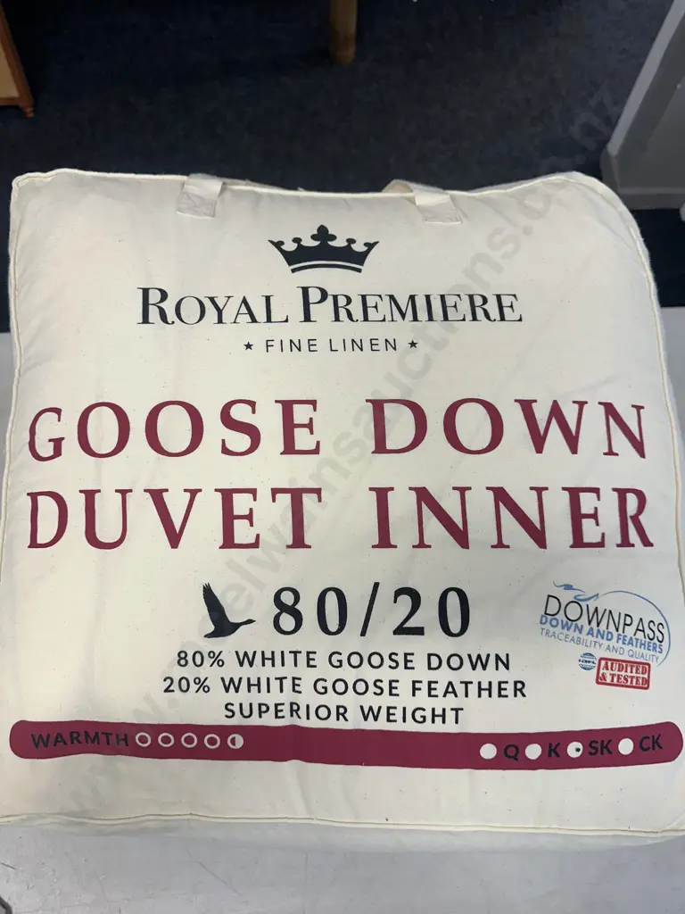 Super King Royal Premiere Duvet Inner Fine Linen 80/20 Image 1++
