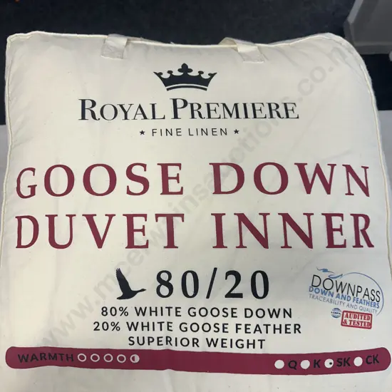 Super King Royal Premiere Duvet Inner Fine Linen 80/20