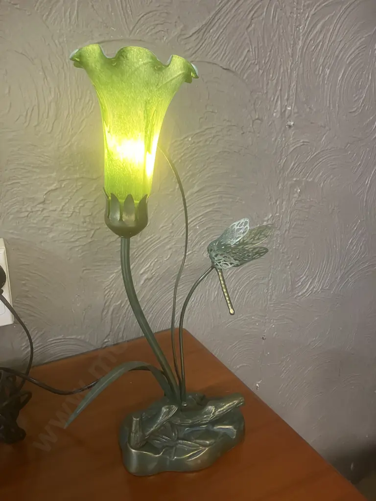 Tiffany Style Dragonfly Lamp. H43cm Image 1++