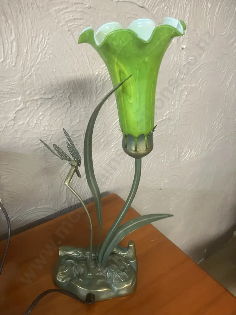 Tiffany Style Dragonfly Lamp. H43cm Image 1++