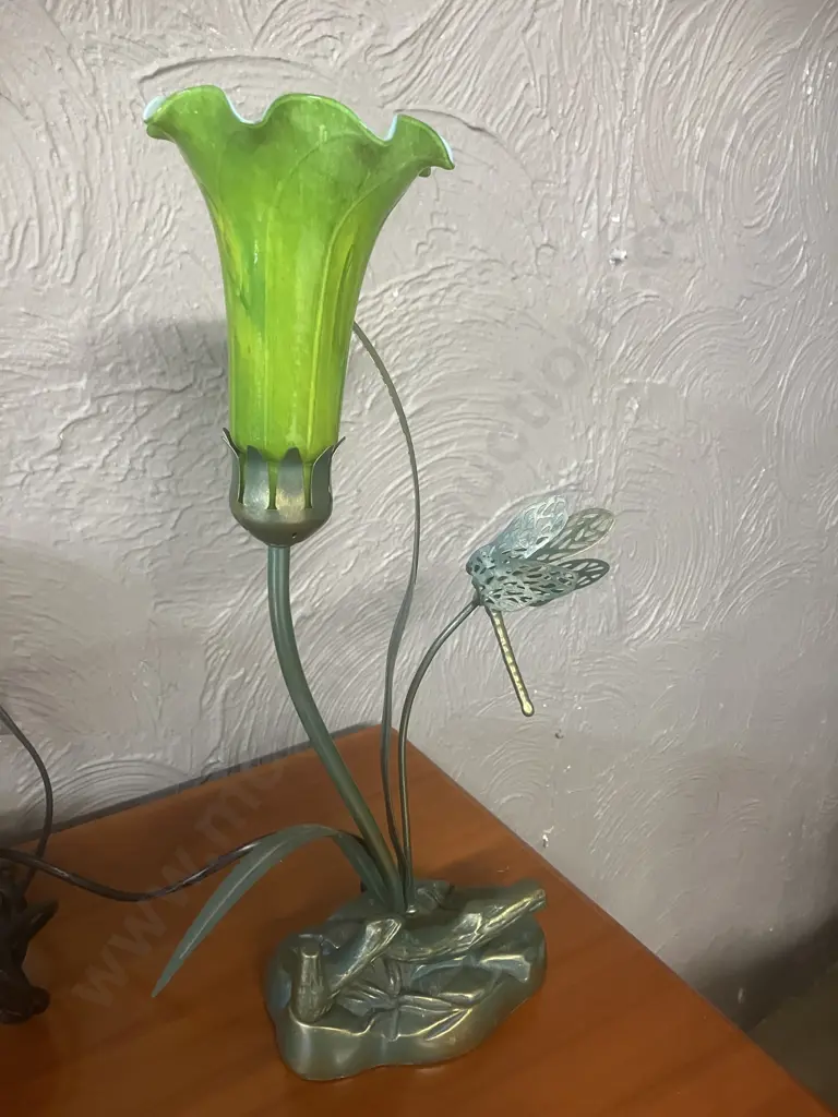 Tiffany Style Dragonfly Lamp. H43cm Image 1++