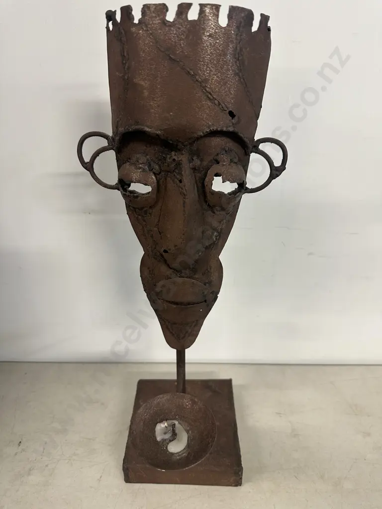 Metal Ethnic Figurine Candle Holder H45cm. Image 1++